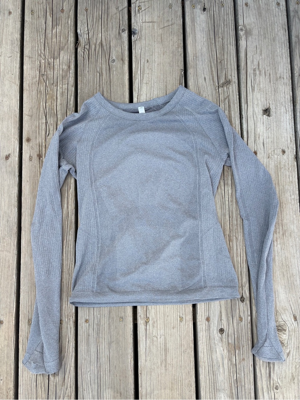 Long Sleeve Performance Top - Gray